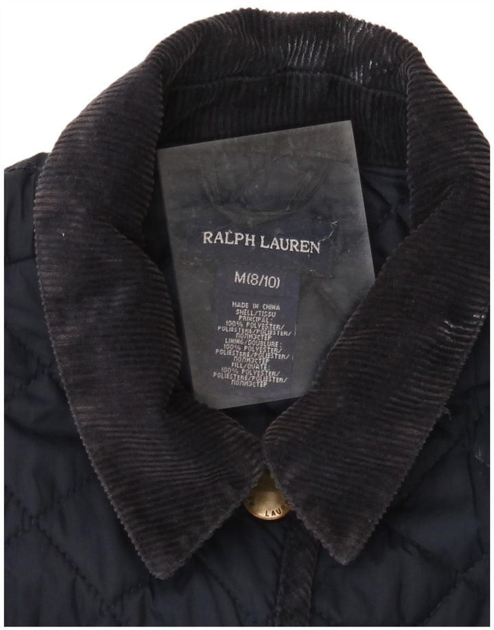 RALPH LAUREN Chaqueta Acolchada Niña 8-9 Años Mediana Azul Marino Poliéster