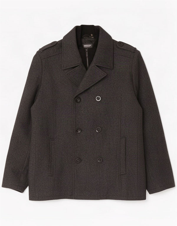 Chaquetón para hombre Kenneth Cole UK 40 Large Grey Wool