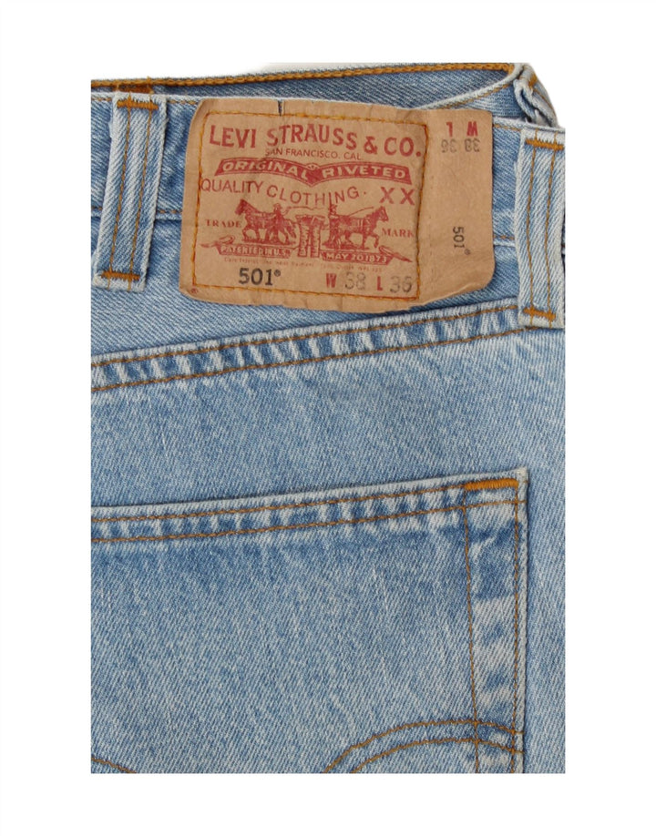Levi's Jeans rectos 501 para hombre W38 L28 Algodón azul