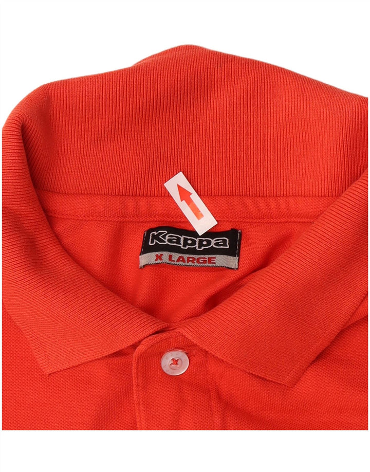 Kappa Polo Hombre XL Naranja Algodón