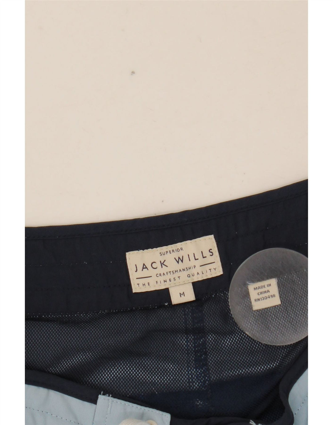 Jack Wills Bañador con estampado gráfico en color azul medio para hombre