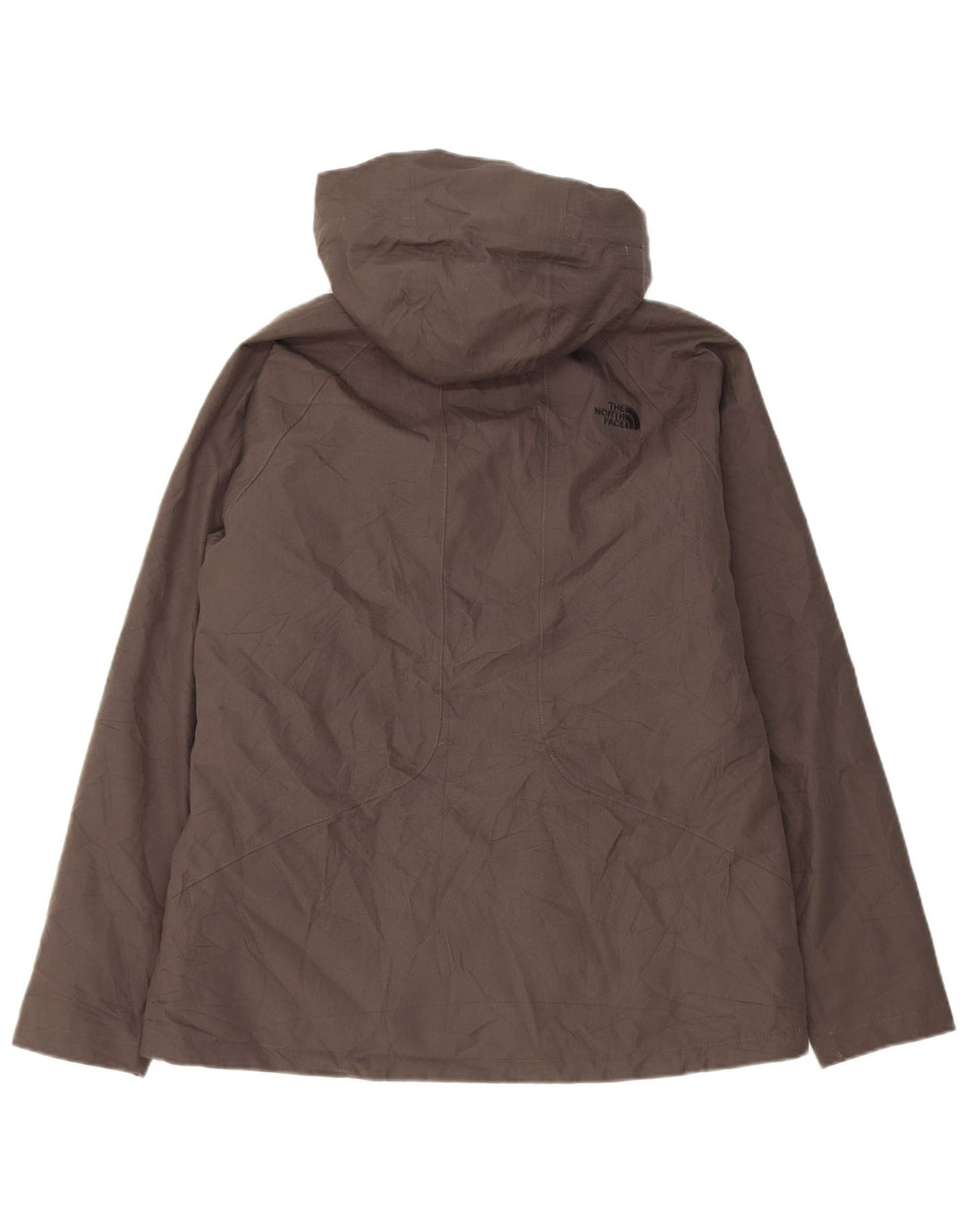 The North Face Chaqueta cortavientos con capucha para mujer UK 46 Poliéster gris grande