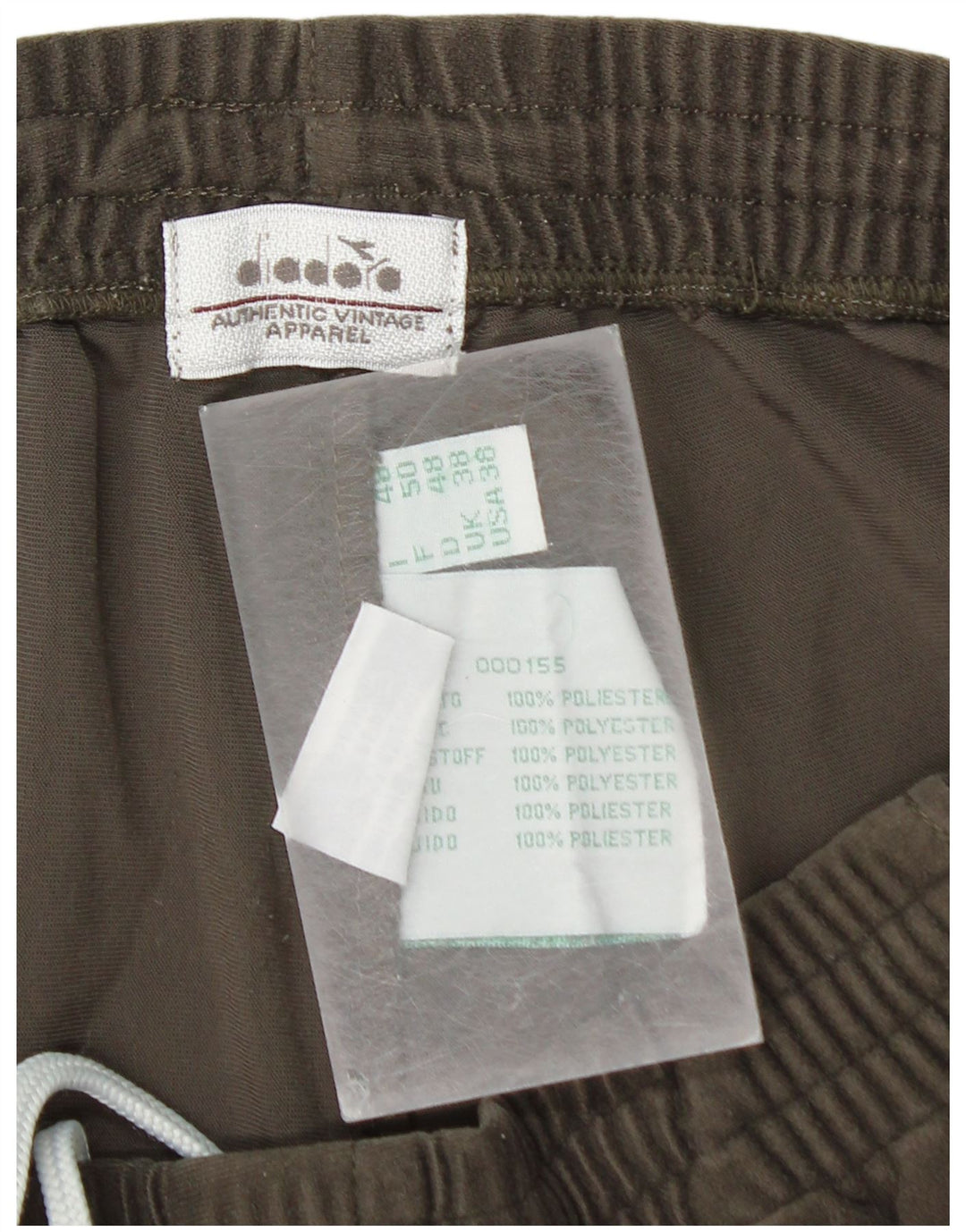 Diadora Pantalón Chándal Hombre XL Caqui Poliéster