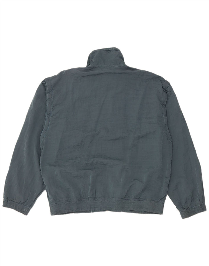 BELFE Chaqueta superior de chándal para hombre ES 38 Azul medio Poliamida con bloques de color