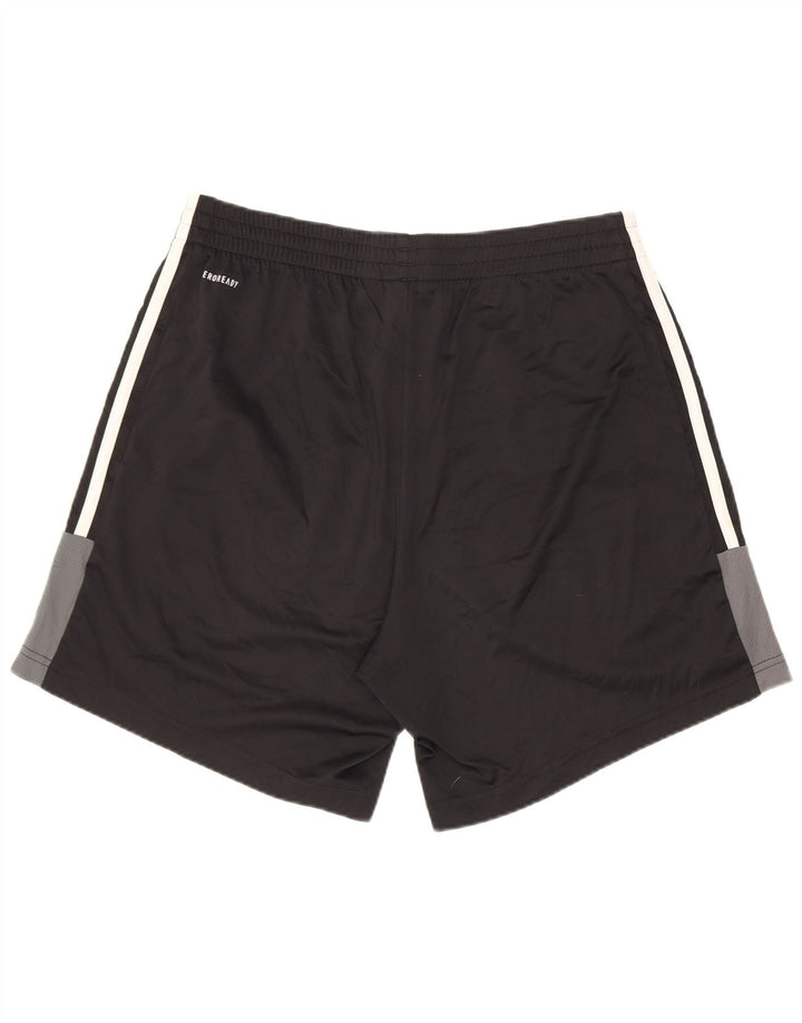 Pantalón Corto Deportivo Adidas Hombre Mediano Negro Poliéster Deportes