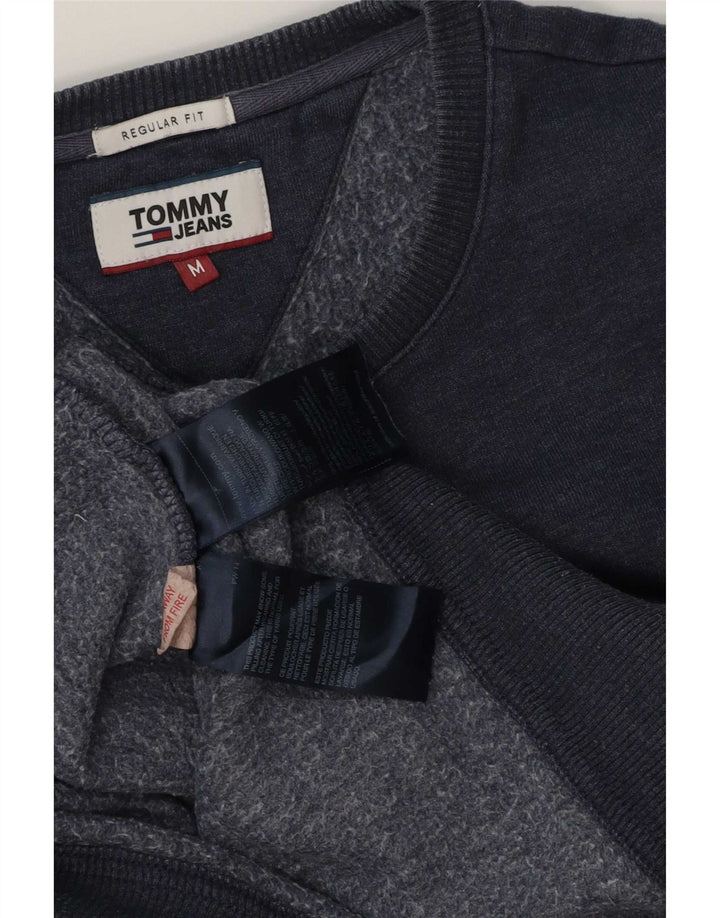 Tommy Hilfiger Hombre Sudadera Gráfica Jumper Medium Azul Marino Colorblock