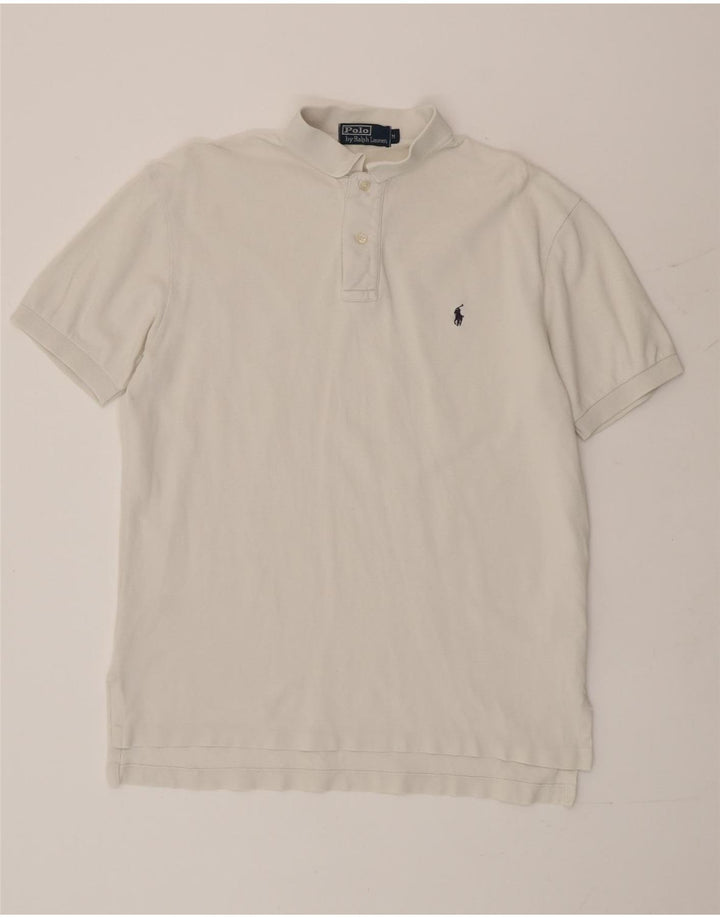 Camisa Polo Ralph Lauren Hombre Algodón Blanco Mediano
