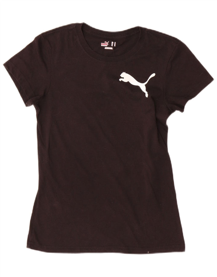 PUMA Camiseta para mujer Top UK 12 Medium Black