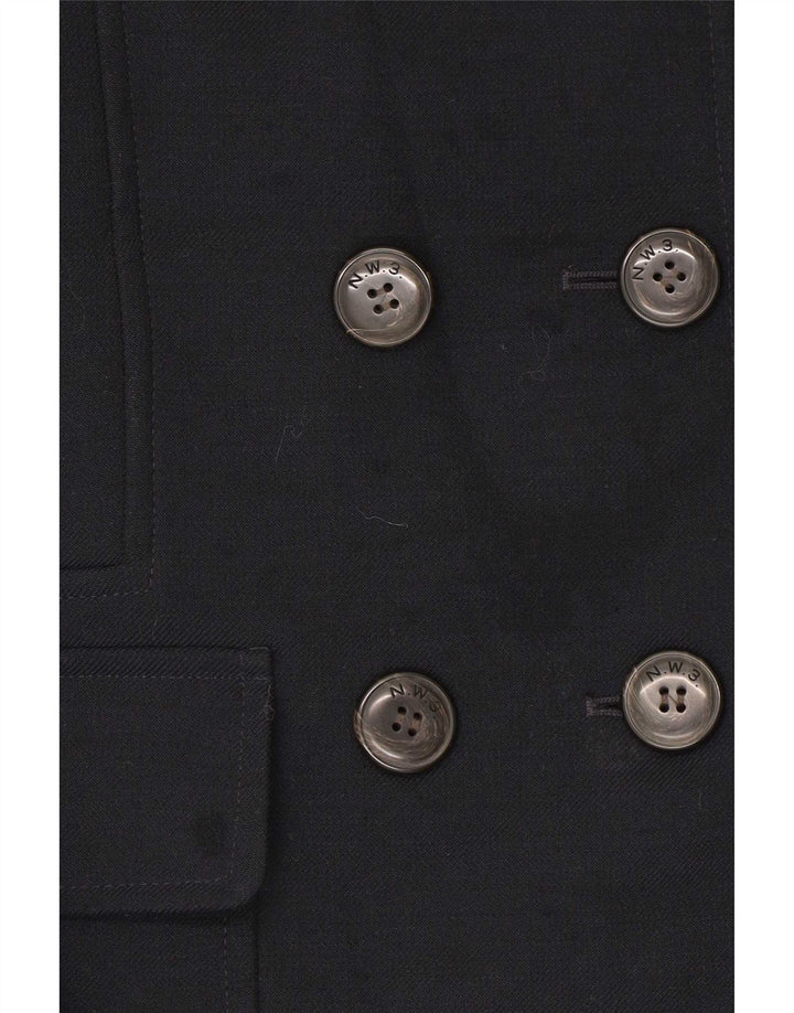 Hobbs Chaquetón para mujer UK 12 Medio Azul marino Poliéster