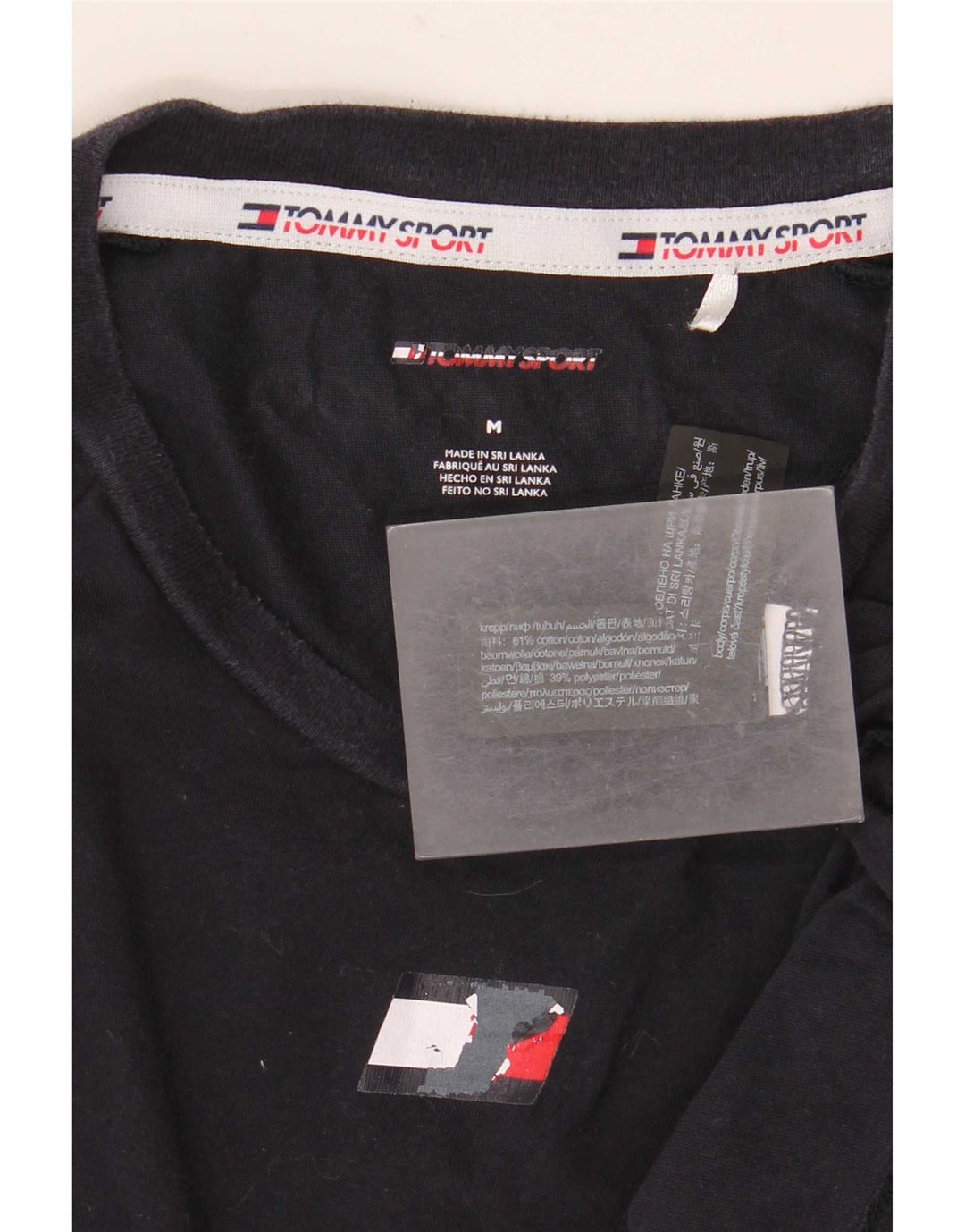 Camiseta Tommy Hilfiger Hombre Top Medium Azul Marino Algodón