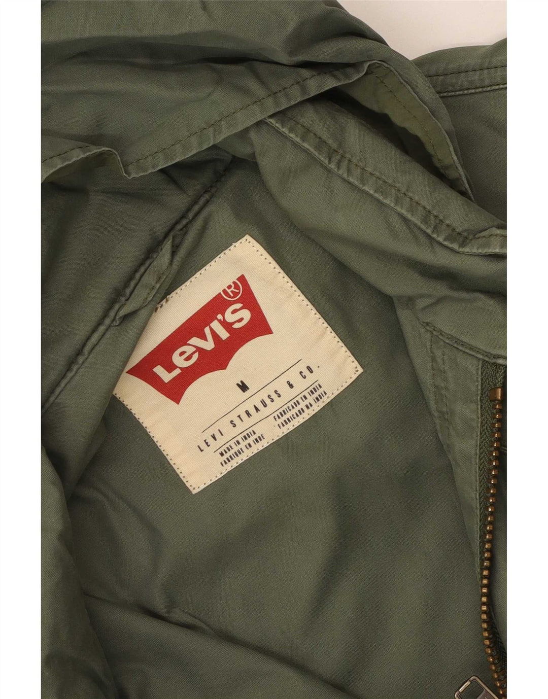 Chaqueta utilitaria con capucha para hombre Levi's ES 38 Verde medio