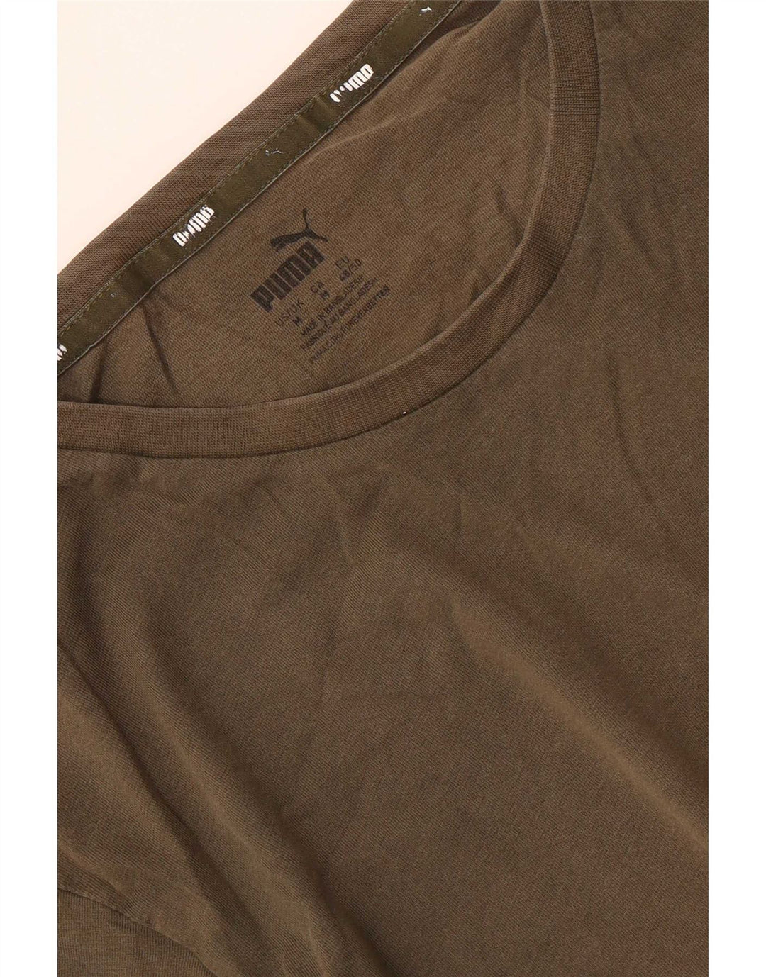 Puma Camiseta Gráfica para Hombre Top Medium Khaki