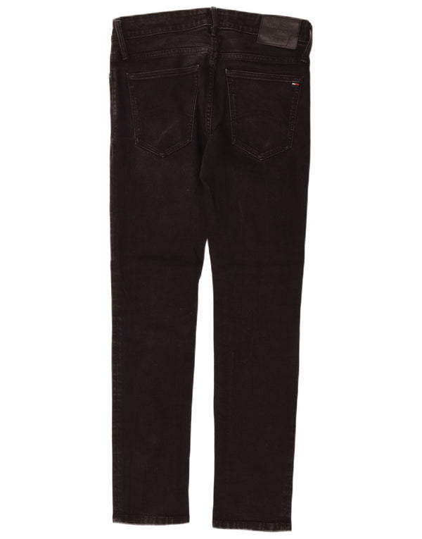 Tommy Hilfiger Vaqueros pitillo para hombre W32 L32 Algodón negro