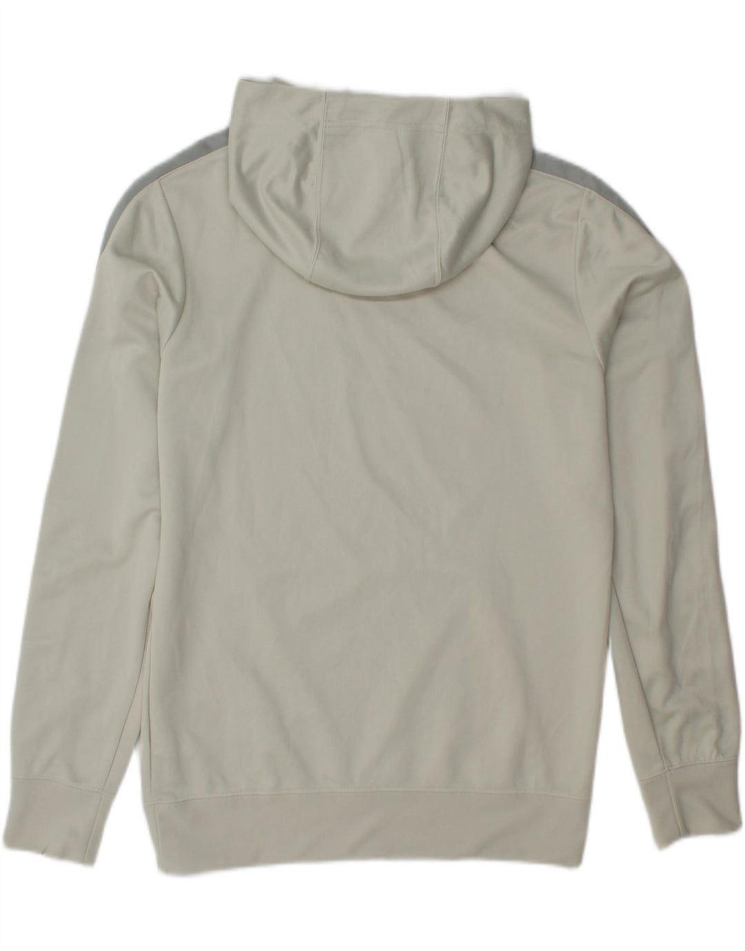NIKE Jersey con capucha gráfica para hombre, talla pequeña, poliéster color block gris