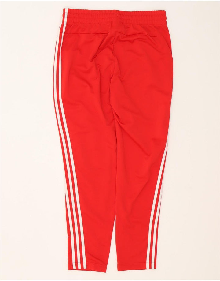 Adidas Pantalones de Chándal para Mujer UK 12/14 Medio Rojo Poliéster