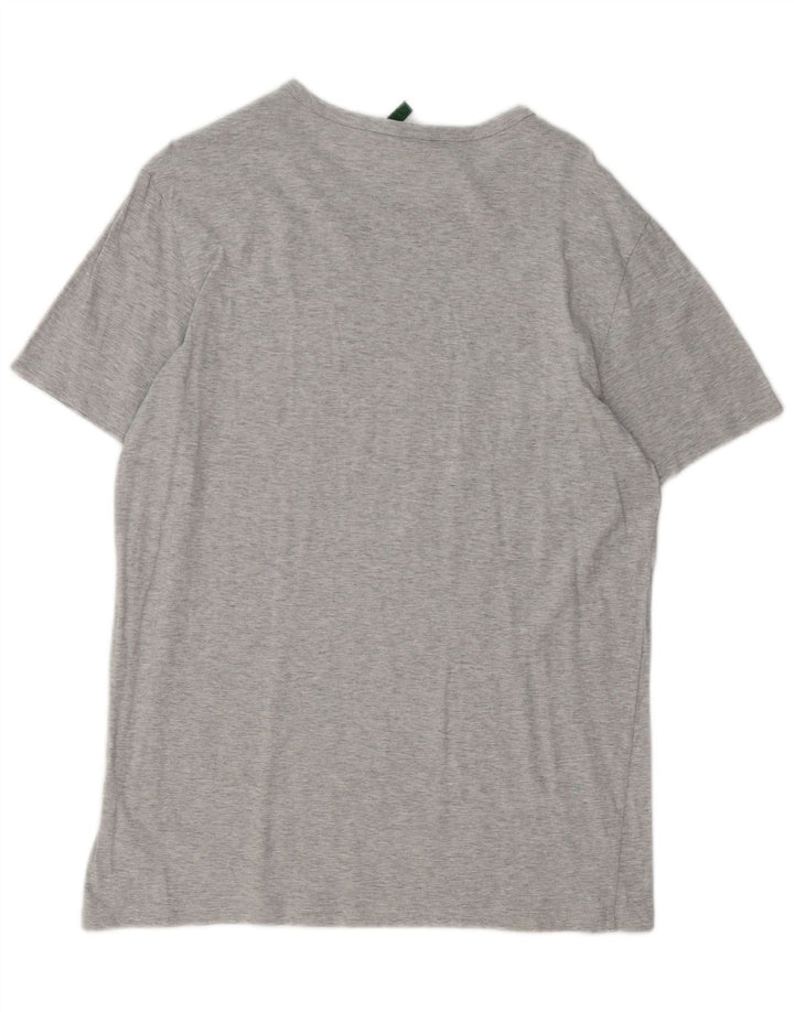 G-STAR Camiseta gráfica para hombre Top de algodón moteado en gris medio