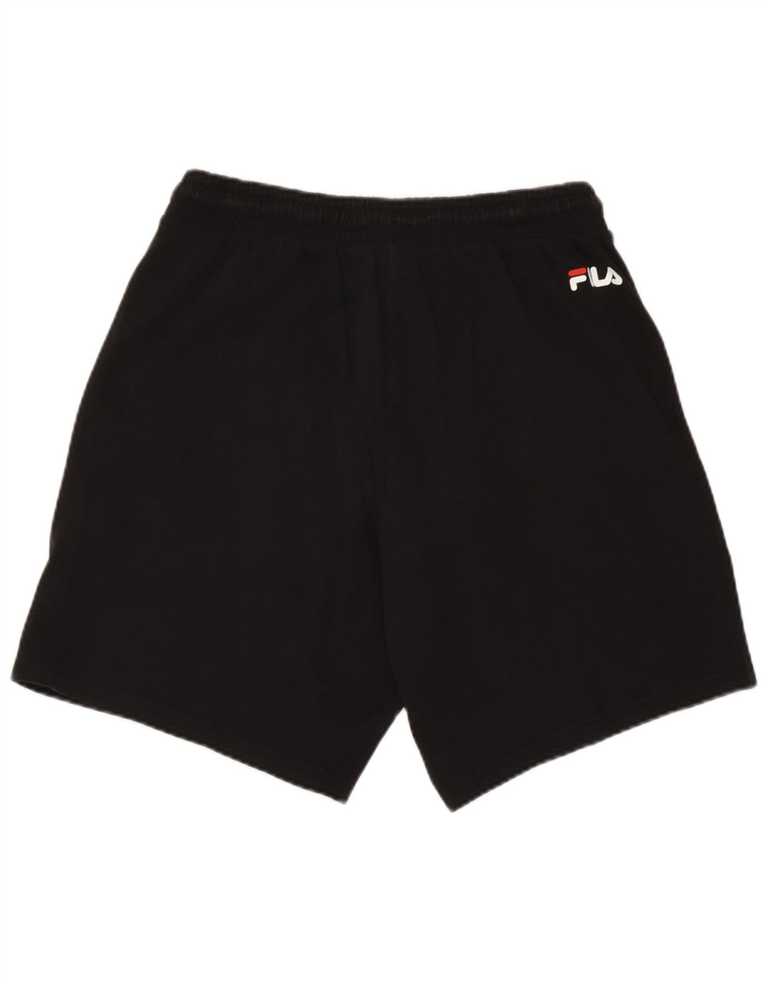 Fila Mens Graphic Sport Shorts Pequeño Algodón Negro
