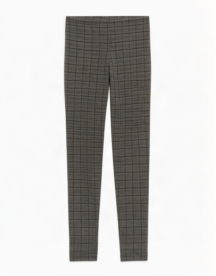 Zara Leggings para mujer UK 44 Mediano Pata de gallo negra