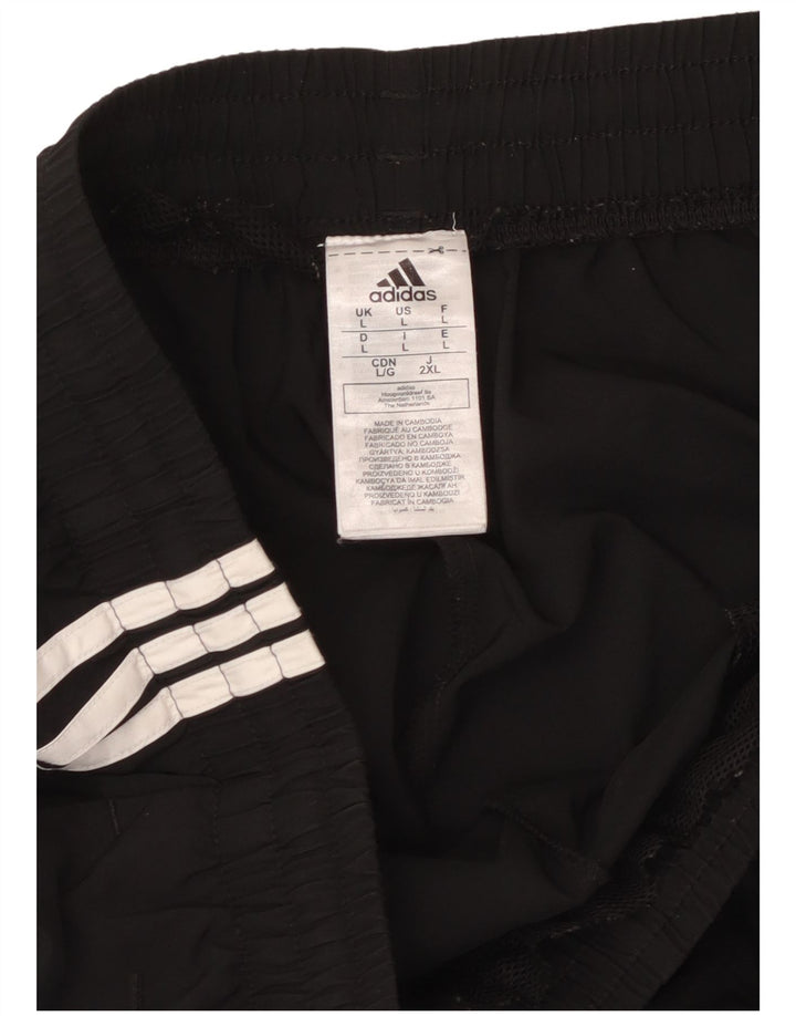 Pantalón Corto Deportivo ADIDAS Hombre La Negro Poliéster