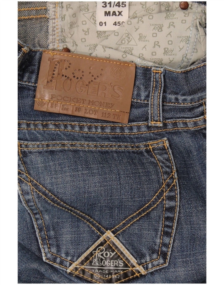 Vaqueros ajustados para mujer Roy Rogers W31 L31 Algodón azul