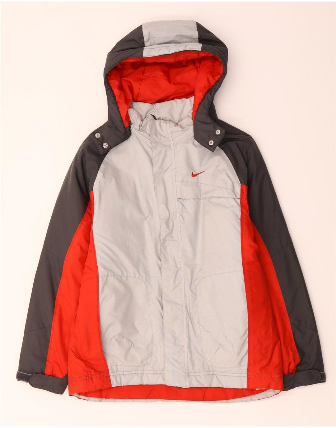 Nike - Chaqueta cortavientos para niños, talla grande, multicolor, 12-13 años