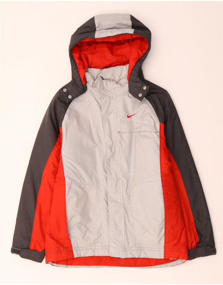 Nike - Chaqueta cortavientos para niños, talla grande, multicolor, 12-13 años