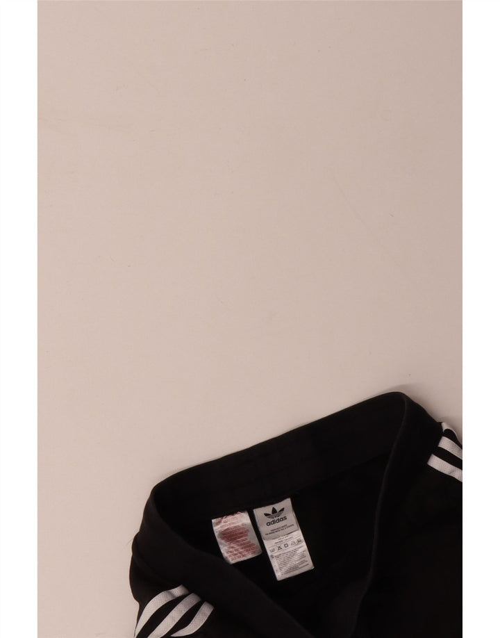 ADIDAS Pantalones de chándal para mujer Joggers UK 12 Mediano Negro Algodón