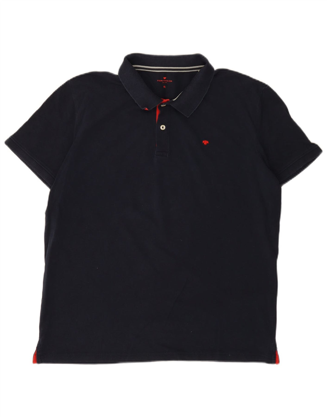 Tom Tailor Polo Hombre XL Azul Marino Algodón