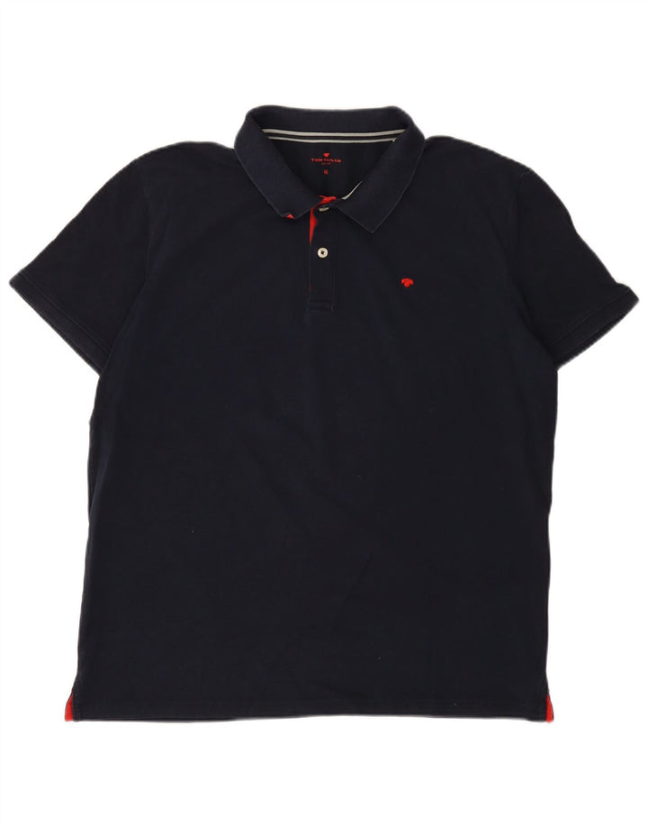 Tom Tailor Polo Hombre XL Azul Marino Algodón