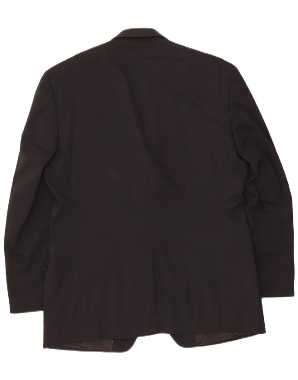 Chaps Chaqueta tipo blazer de 2 botones para hombre UK 42 XL Lana negra