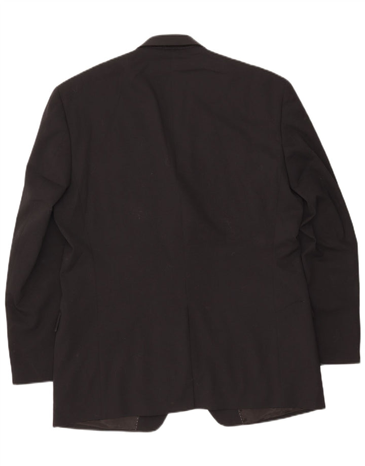 Chaps Chaqueta tipo blazer de 2 botones para hombre UK 42 XL Lana negra