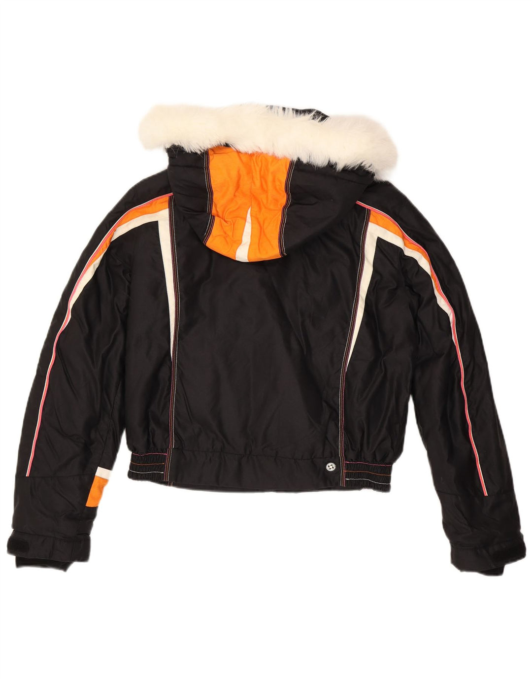 Colmar Chaqueta cortavientos con capucha para mujer EU 44 2XL Negro Colorblock