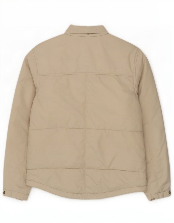 Nike Chaqueta acolchada de gran tamaño para mujer US 4/6 Small Beige Poliéster