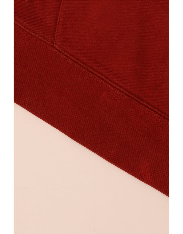 LEVI'S Jersey con capucha de ajuste estándar para hombre, tamaño pequeño, algodón rojo