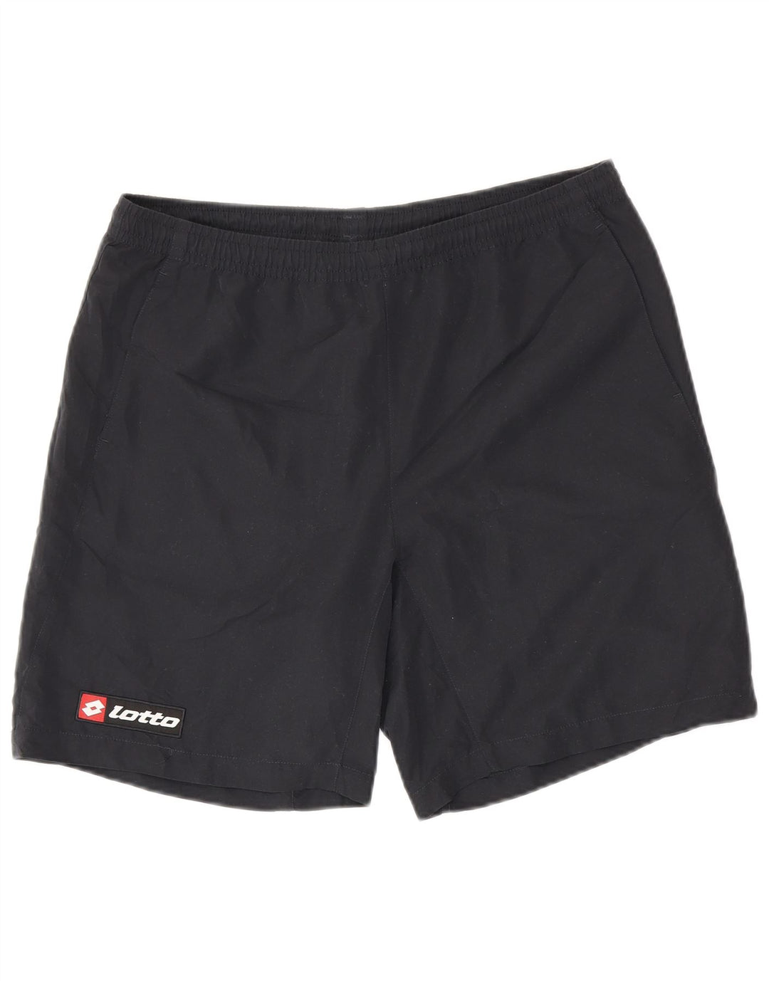LOTTO Pantalones cortos deportivos para hombre grande negro