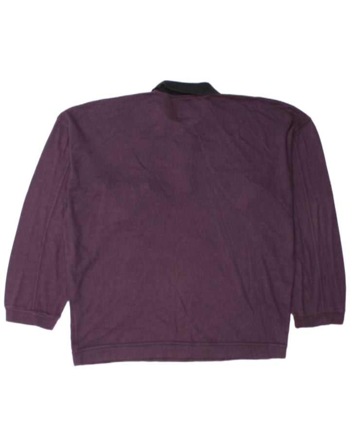 Suéter tipo jersey con cuello polo para hombre XL