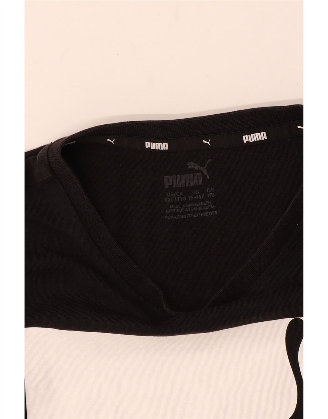 PUMA Camiseta gráfica para niño 15-16 años Negro