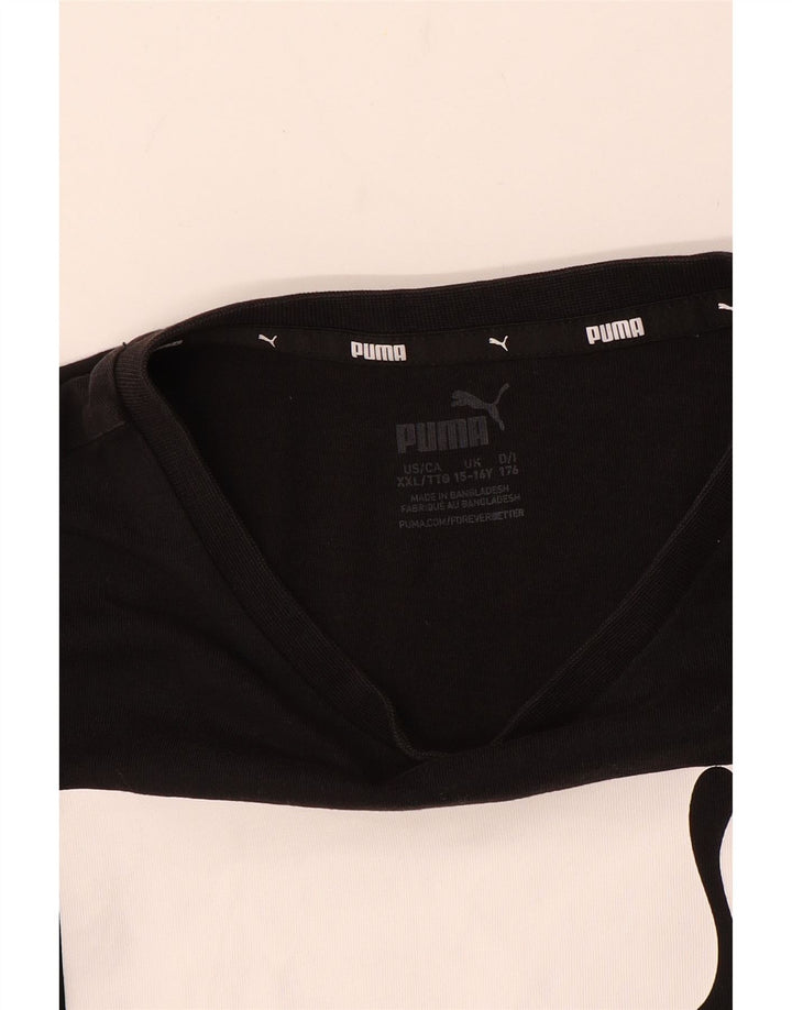 PUMA Camiseta gráfica para niño 15-16 años Negro