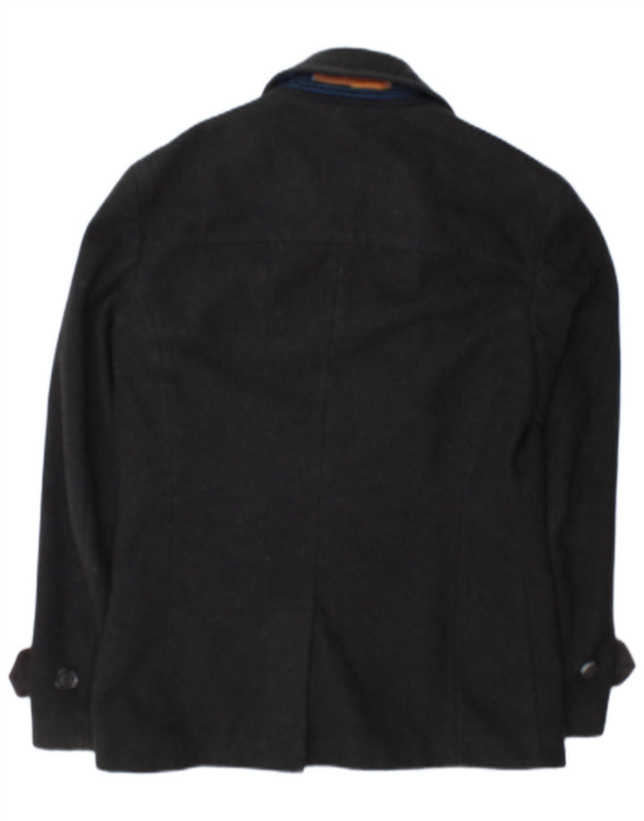 Superdry Chaquetón Commodity para hombre ES 38 Lana gris medio