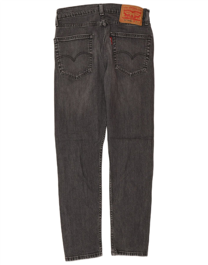 LEVI'S Vaqueros cónicos 502 Hi-Ball para hombre W29 L30 Algodón gris