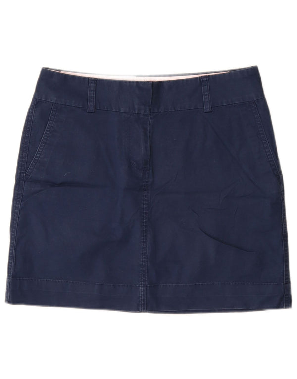 Vineyard Vines Womens Mini Skirt US 4 Small W30  Navy Blue Cotton