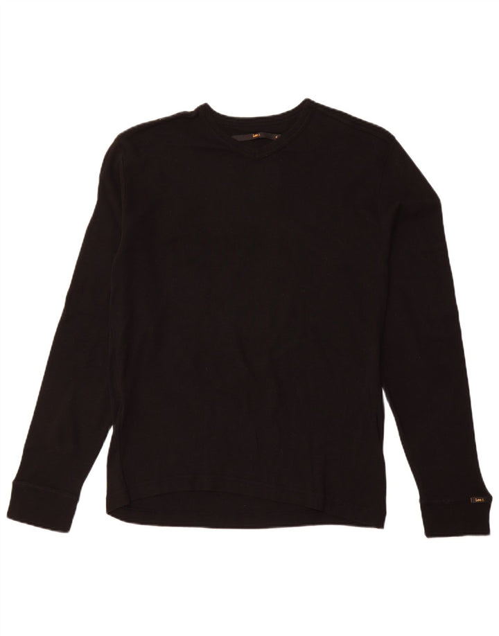 LEE Hombre Top Manga Larga XL Algodón Negro