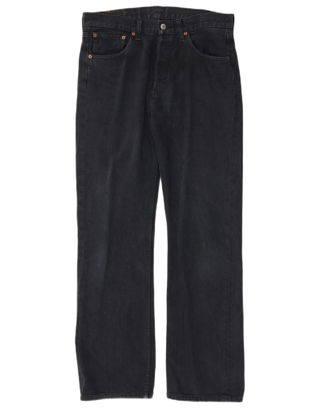 LEVI'S Jeans rectos 501 para hombre W32 L32 Algodón azul marino