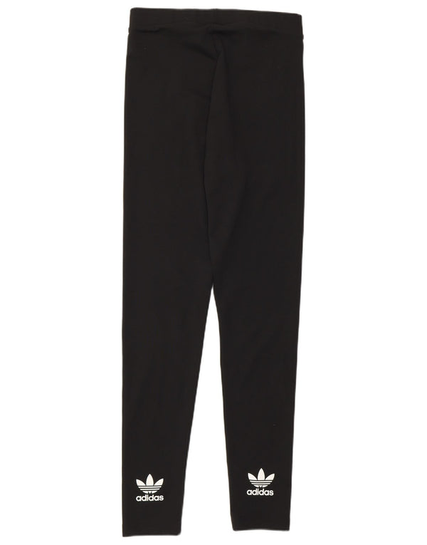 Adidas Leggings para mujer Reino Unido 10 Pequeño Poliéster negro