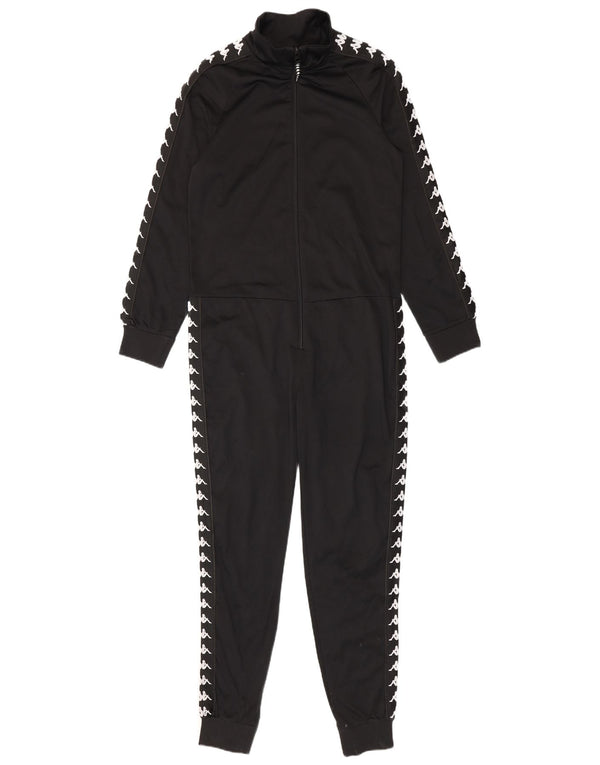 Kappa Mono gráfico de manga larga para mujer UK 44 Large Black Sports