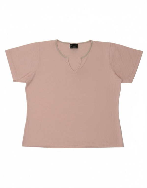 Champion Camiseta Mujer Top UK 40 XL Algodón Rosa