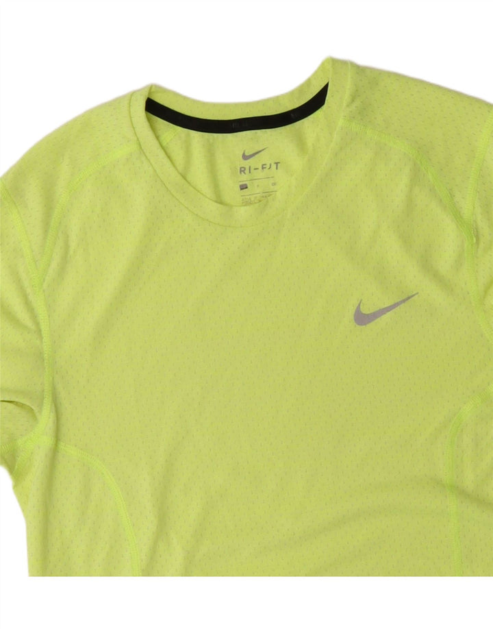 Nike - Camiseta Dri Fit para hombre, talla pequeña, color amarillo