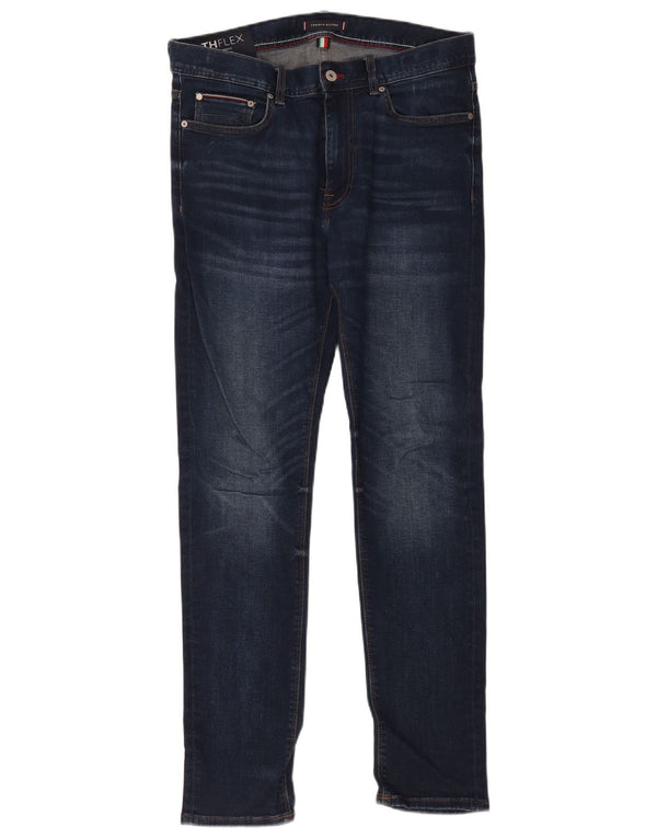 Tommy Hilfiger Vaqueros ajustados Bleecker para hombre W34 L32 Algodón azul marino