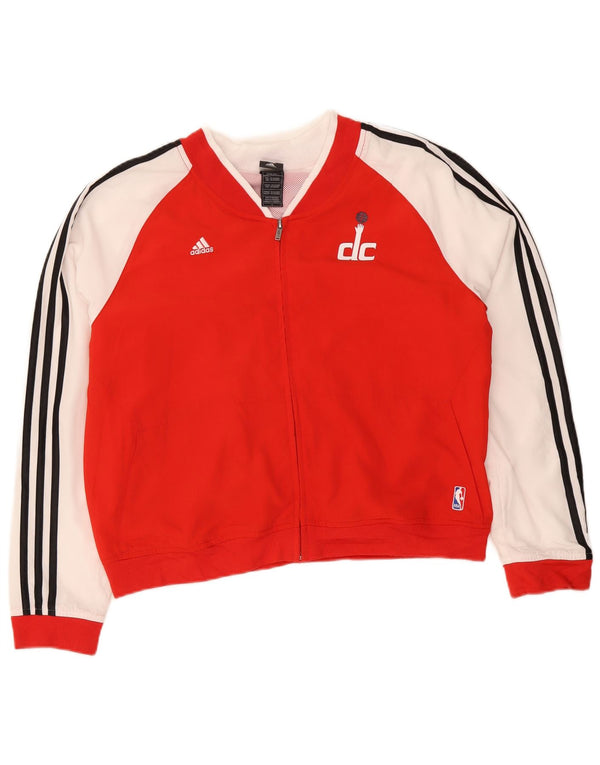 Adidas Mujer Chándal Top Chaqueta UK 40 XL Rojo Deportes