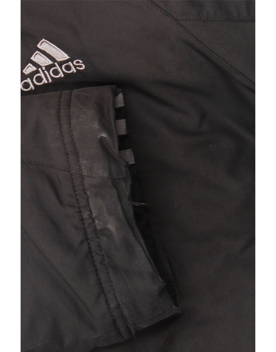 Chaqueta cortavientos ADIDAS para hombre Reino Unido 40 Grande Poliéster negro
